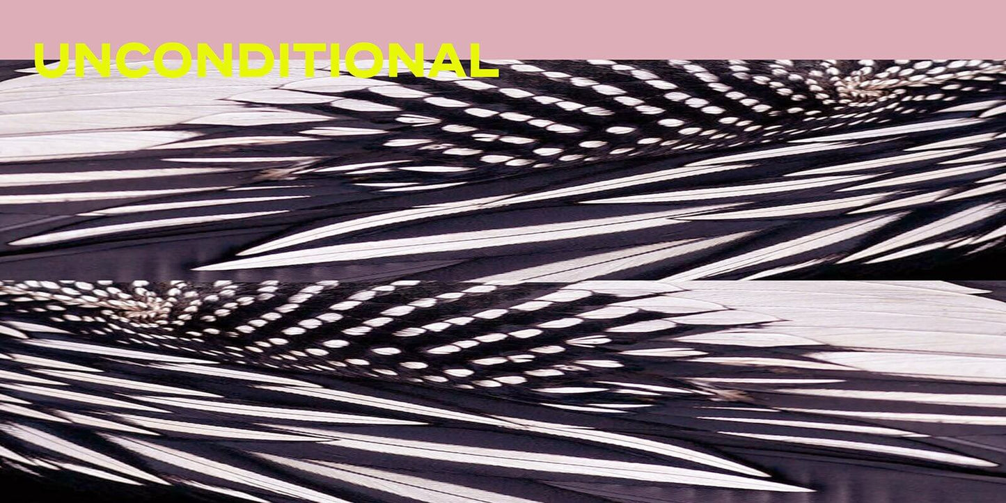 D/Luca Feather Unconditional Nude & Black - Fine Cashmere Scarf