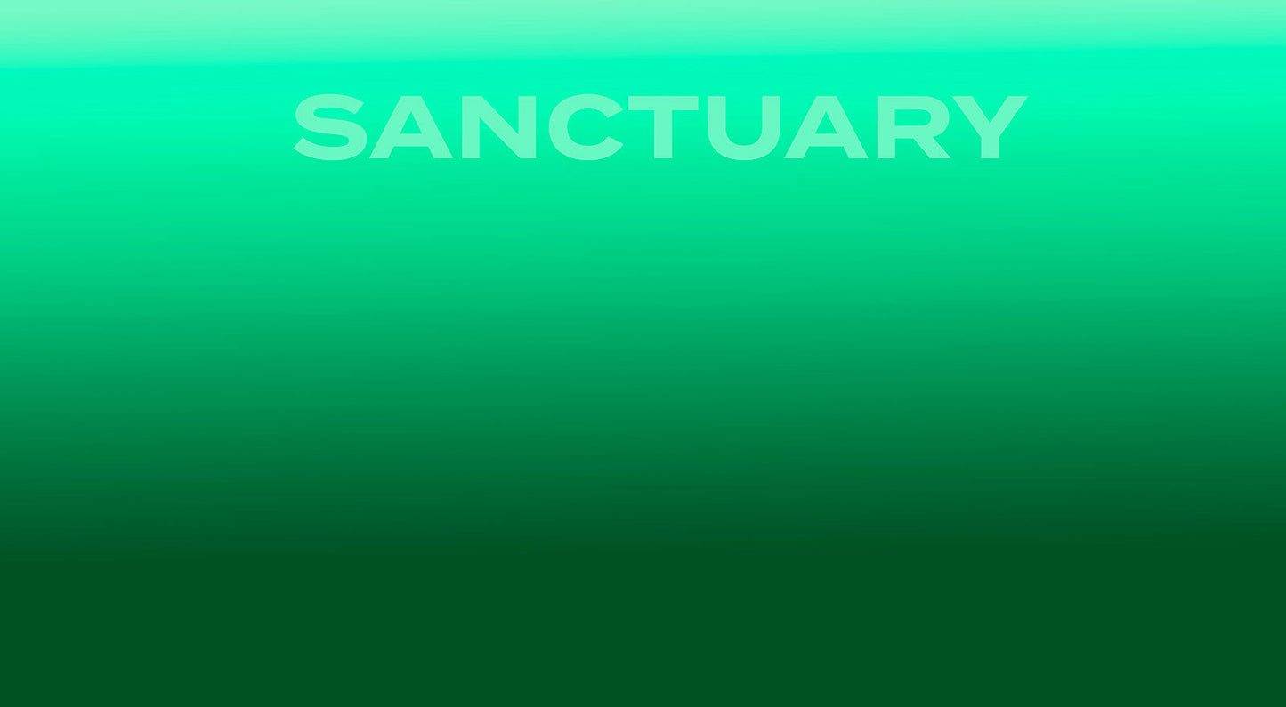 D/Luca Sanctuary Shades of Green - Silk Cotton Scarf