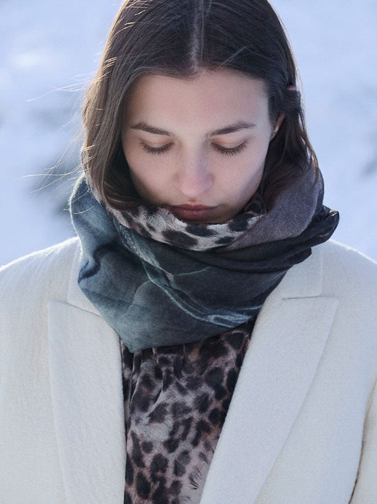 D/Luca Leo Gold Spark - Fine Cashmere Scarf