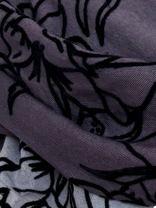 Luca by Leigh & Luca Flower Black Velvet