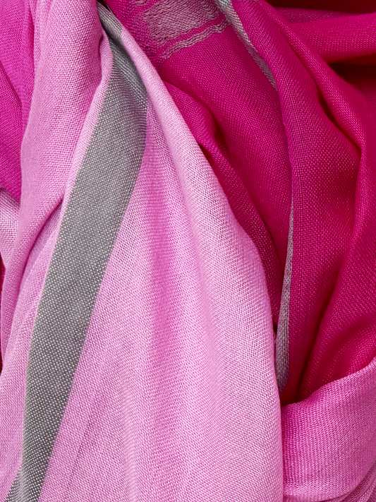 Leigh & Luca Shades of Pink - Lux Modal Scarf