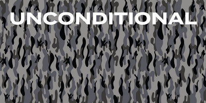 D/Luca Camouflage Grey/Blue Unconditional - Fine Cashmere Scarf