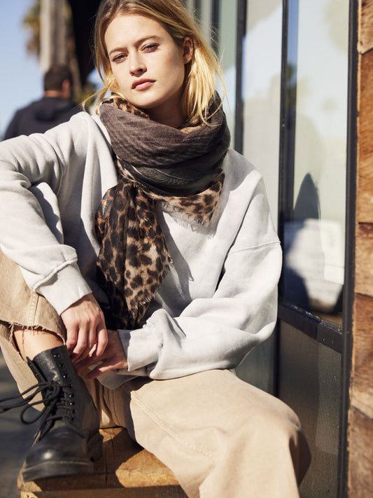 D/Luca Leo Gold Spark - Fine Cashmere Scarf
