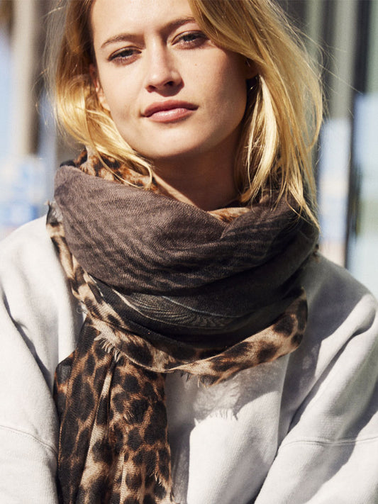 D/Luca Leo Gold Spark - Fine Cashmere Scarf