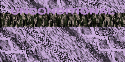 D/Luca Snake XL & Camouflage - Fine Cashmere Scarf