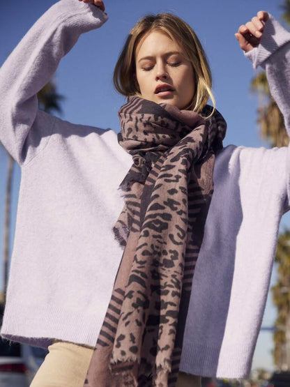 D/Luca Plaid-Leo Unconditional - Fine Wool Silk