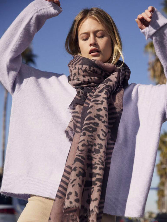 D/Luca Plaid-Leo Unconditional - Fine Wool Silk