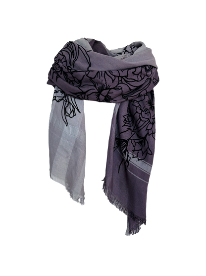 Luca by Leigh & Luca Flower Black Velvet