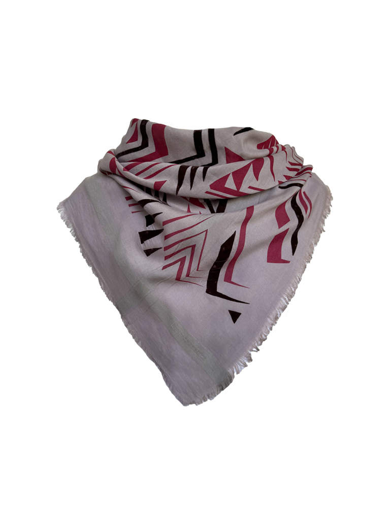 Leigh & Luca Aztek - Silk Cotton Scarf