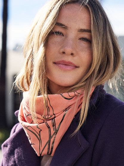 Leigh & Luca -Calla - Silk Cotton Scarf