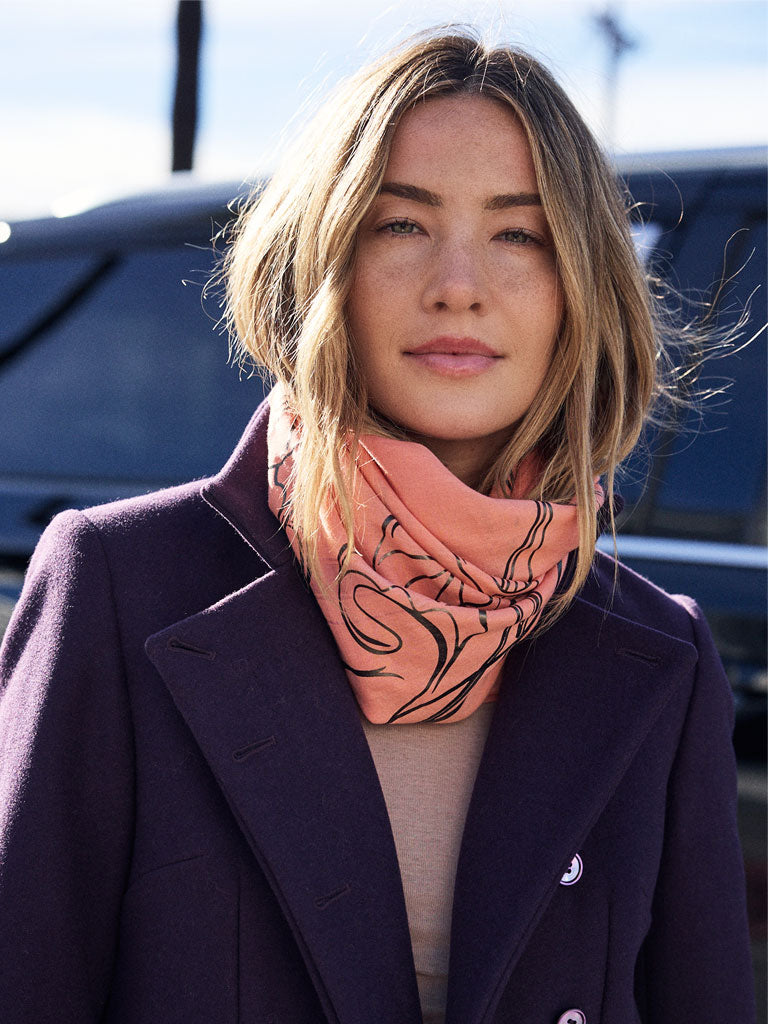 Leigh & Luca -Calla - Silk Cotton Scarf