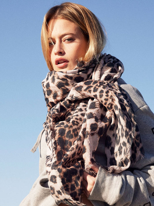 D/Luca Leo Gold - Silk Cotton Scarf