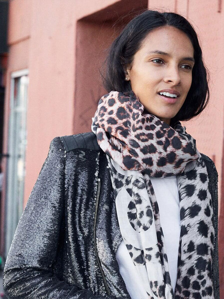 D/Luca Leo Gold - Silk Cotton Scarf
