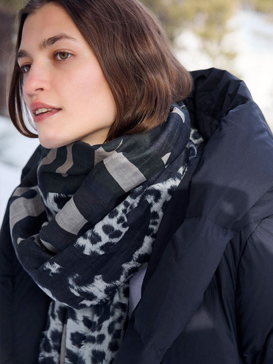 D/Luca Camouflage & Leo Unconditional - Silk Cotton Scarf