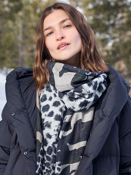 D/Luca Camouflage & Leo Unconditional - Silk Cotton Scarf